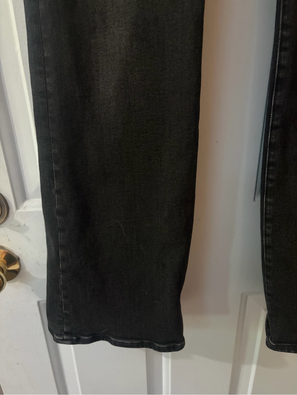 Good American Flare Jeans Faded Black Stretch High Waisted Size 12. - Picture 7 of 13